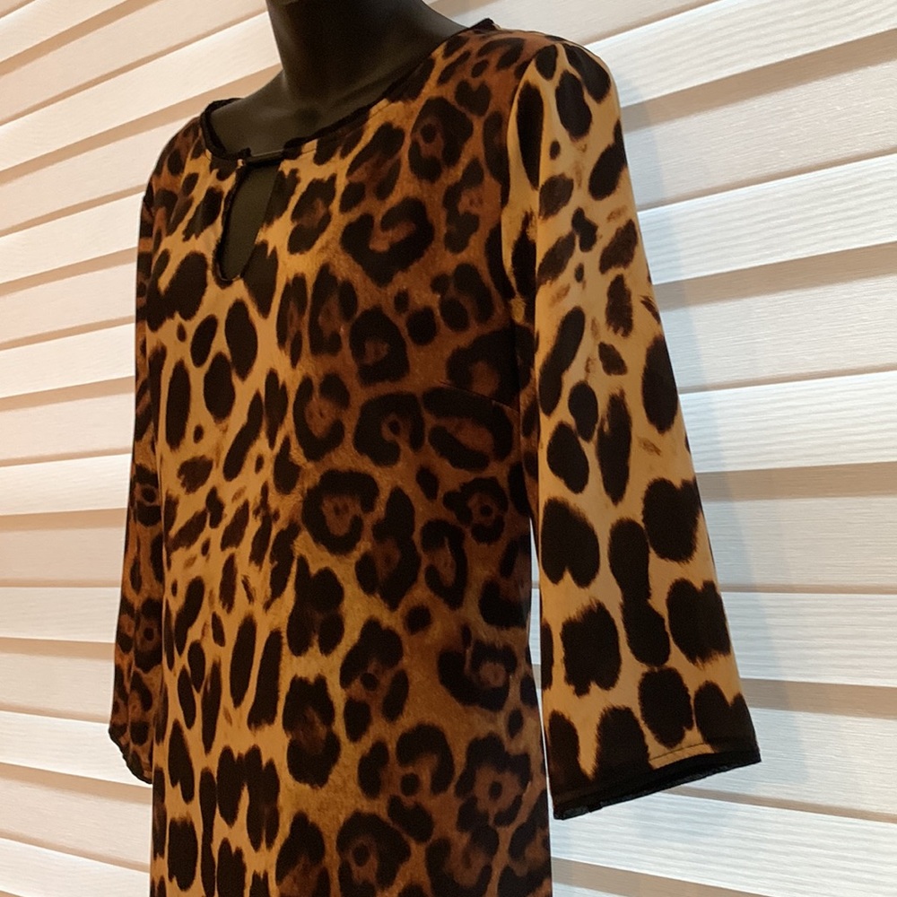 Zara animal print dress size xl